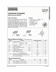 DataSheet FQB5N50C pdf